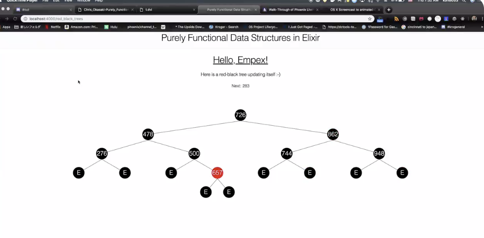 Visualizing Functional Data Structures with LiveView