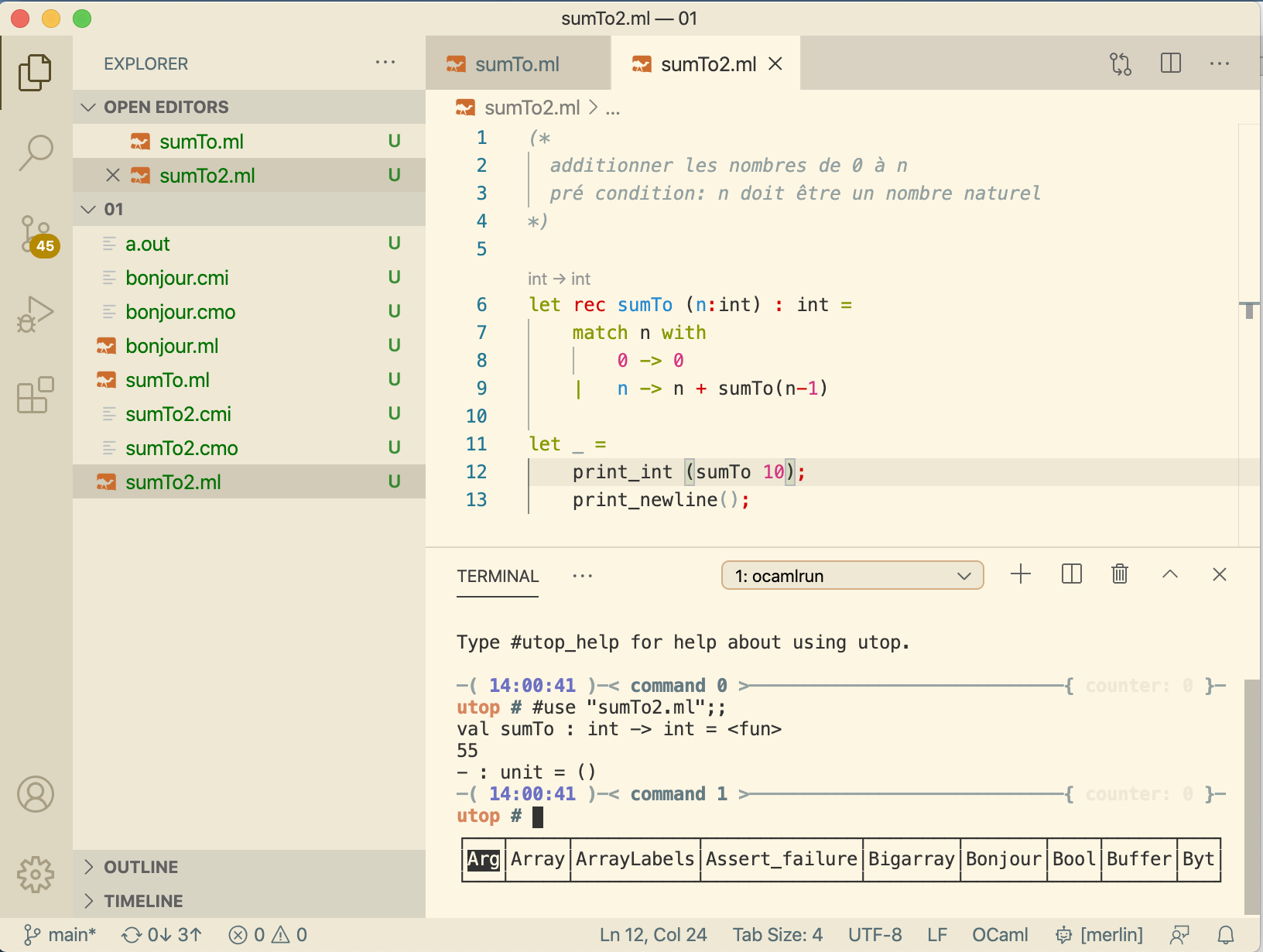 installing ocaml vs code mac